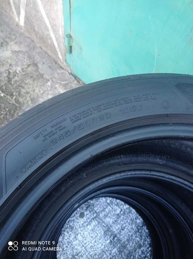 Літні шини 245/50 R20 Goodyear eagle F1 4шт
