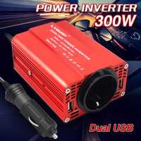 Автомобільний інвертор перетворювач 12v 220v AC/DC 300w ват