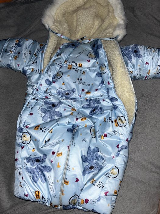 Тёплый зимный комбенизон(конверт)