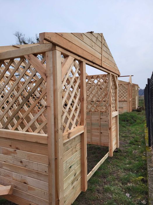 Altana, carport, wiata garażowa, zadaszenie, CENA!! 3x4m słup 12x12cm