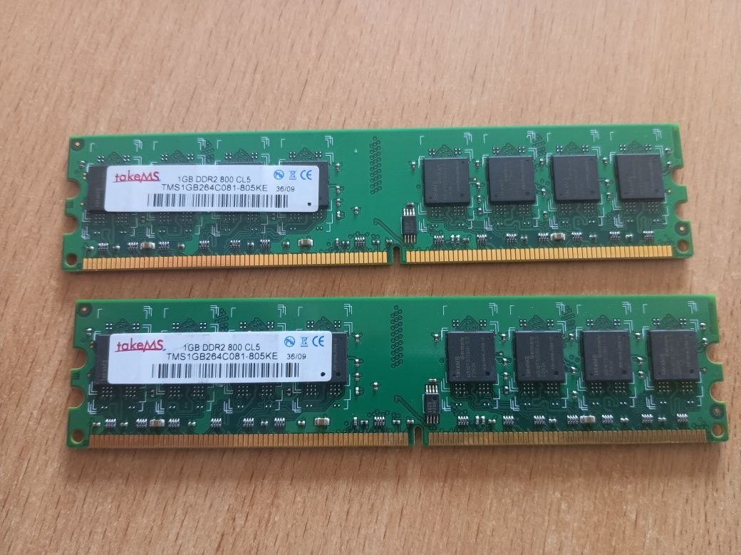 Оперативная память TakeMS 1GB DDR2 PC2-6400 (TMS1GB264C081-805KE)