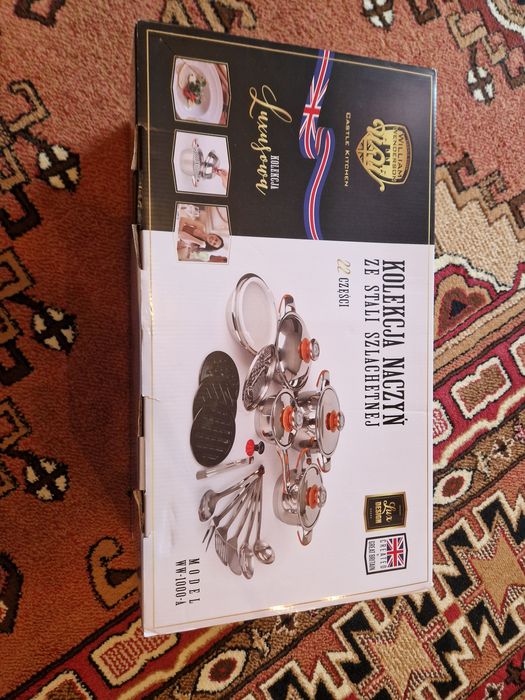 Kolekcja garnków ORGINALNYCH William Wenderson 22 elementy NOWA CENA!!