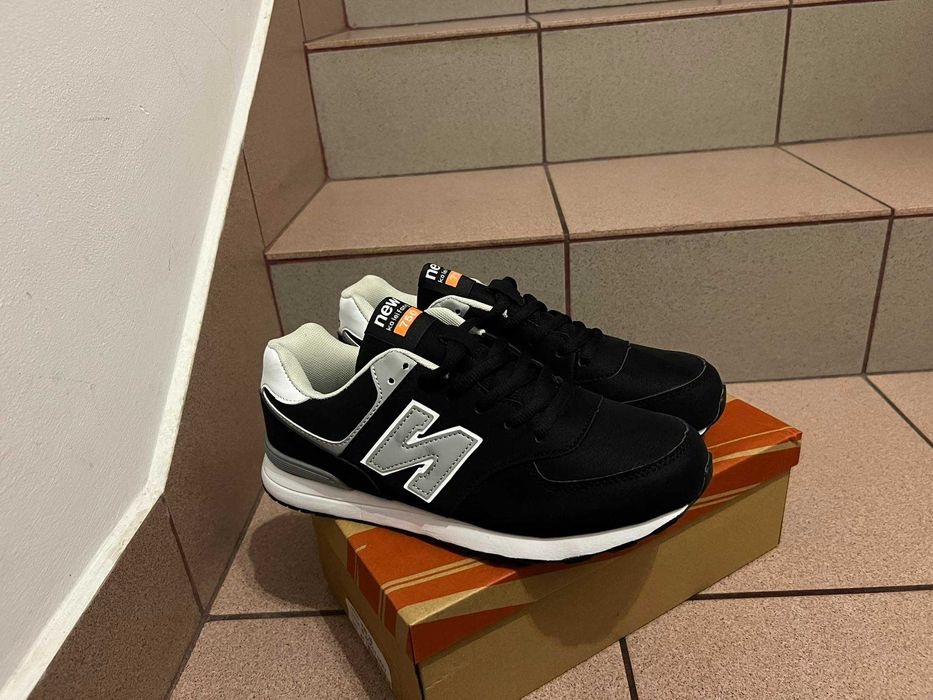 Adidasy Sportowe Męskie Czarno/szare Nr 41