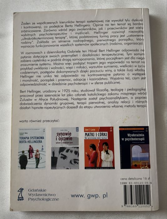 Bert Hellinger Praca nad Rodziną