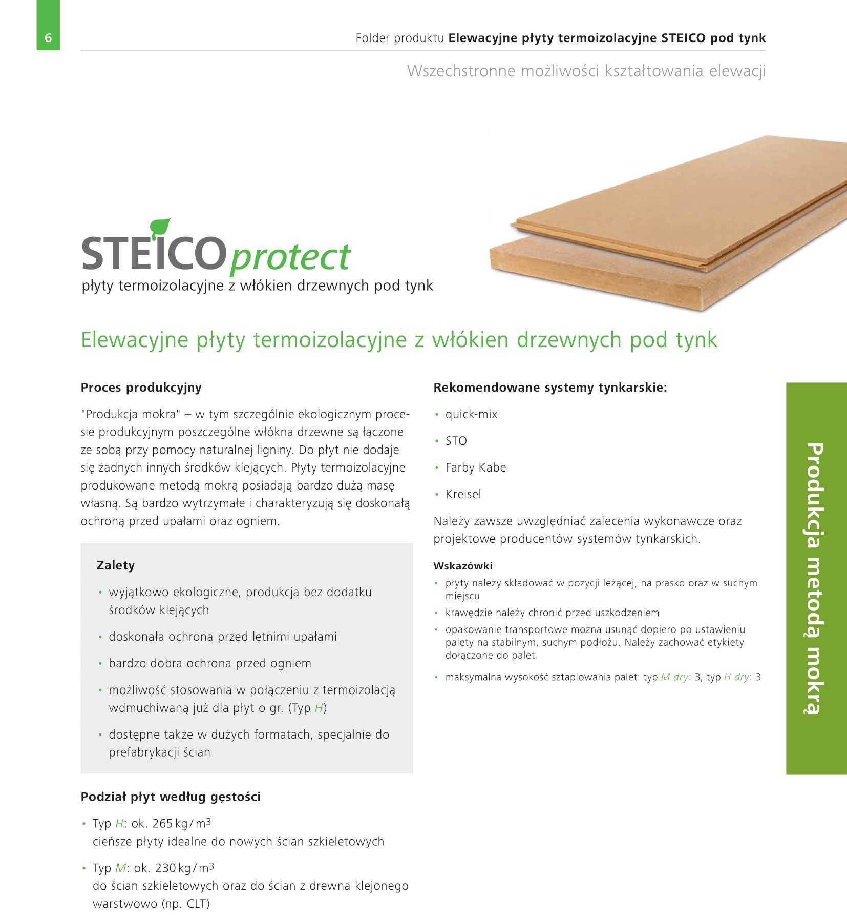 Płyta Steico PROTECT- H 1325x600 GR. 40mm Elewacyjne płyty pod tynk