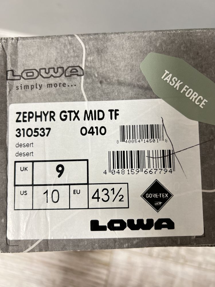 Черевики Lowa Zehpyr gtx mid tf coyot