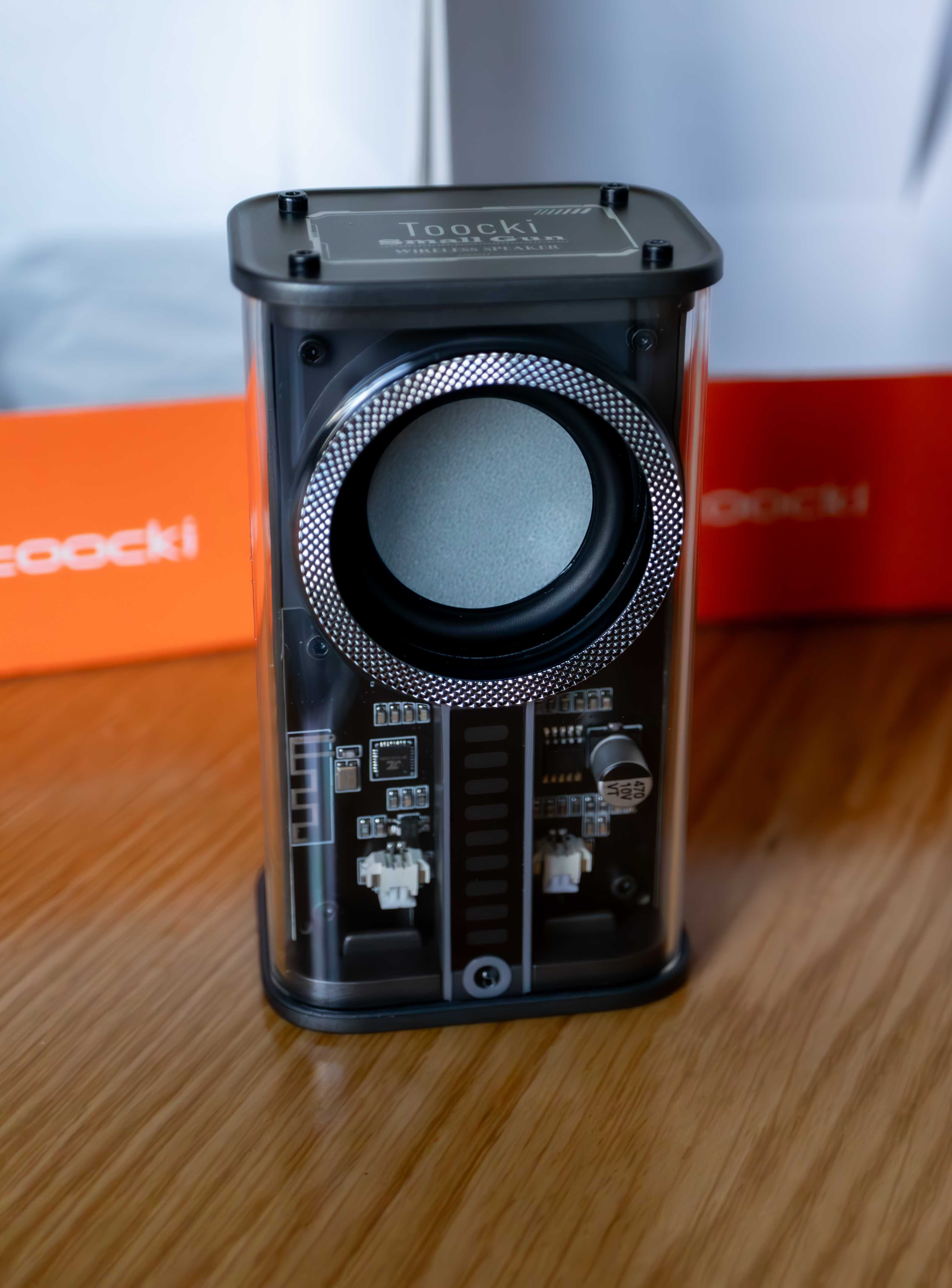 Комплект Bluetooth колонок K07 Mini 2.0, TWS, LED, бас, прозорі