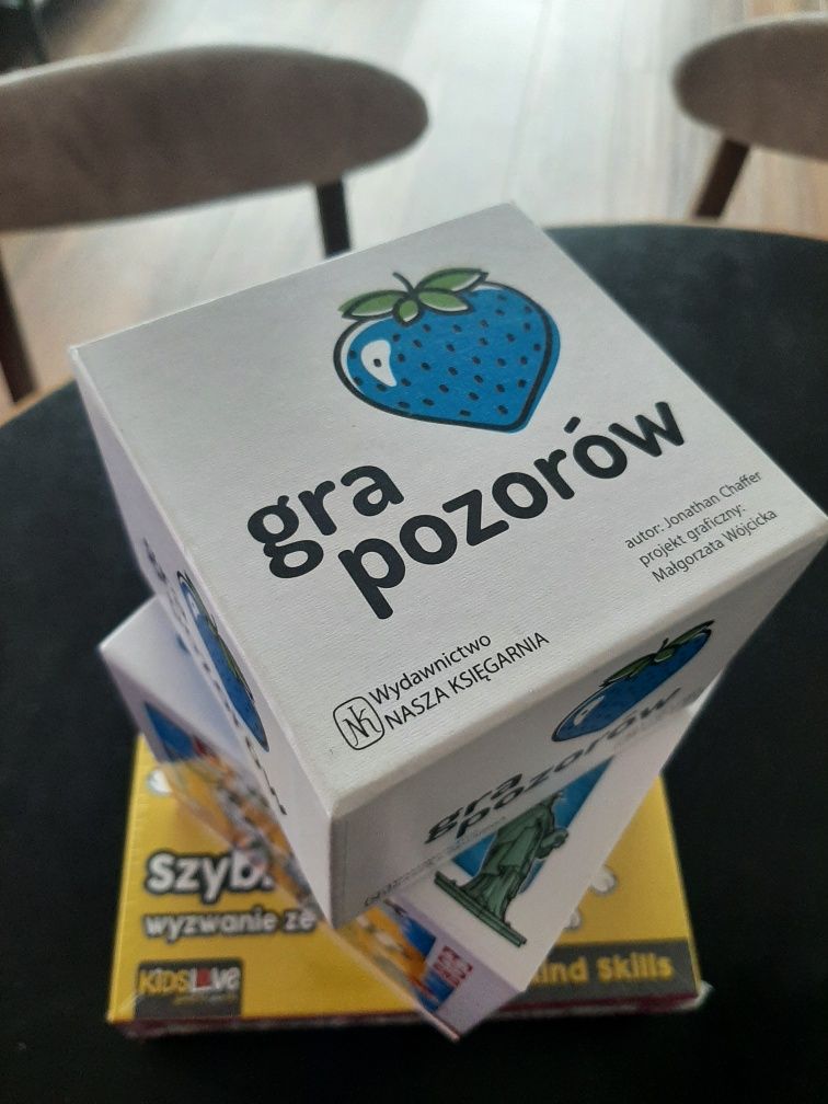 Gra pozorów, geniusz, BrainBox- jak nowe i  wyścig słów- nowa