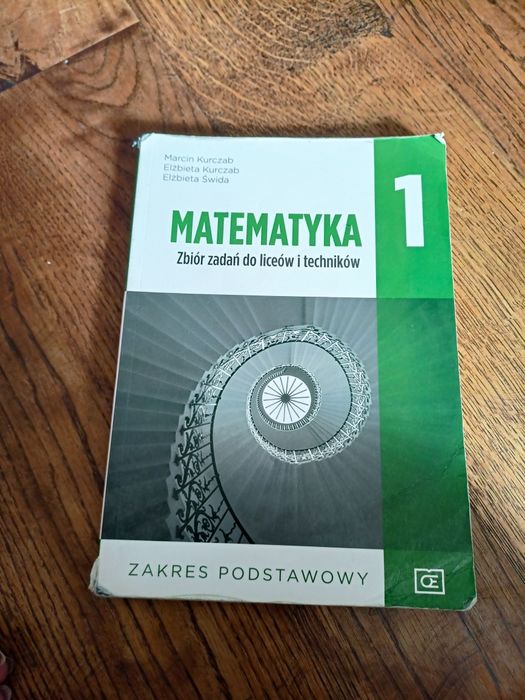 Matematyka 1, podręcznik i zbiór zadań
