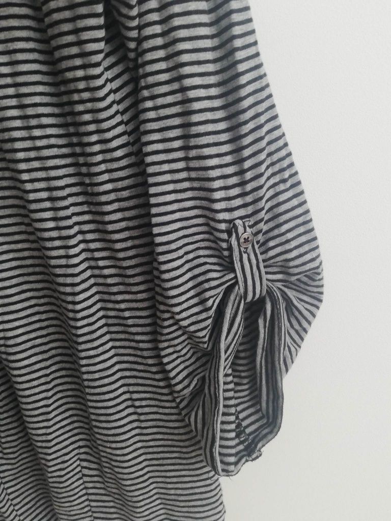 Bluzka damska do karmienia piersią H&M MAMA r. 40 L rozpinana guziki