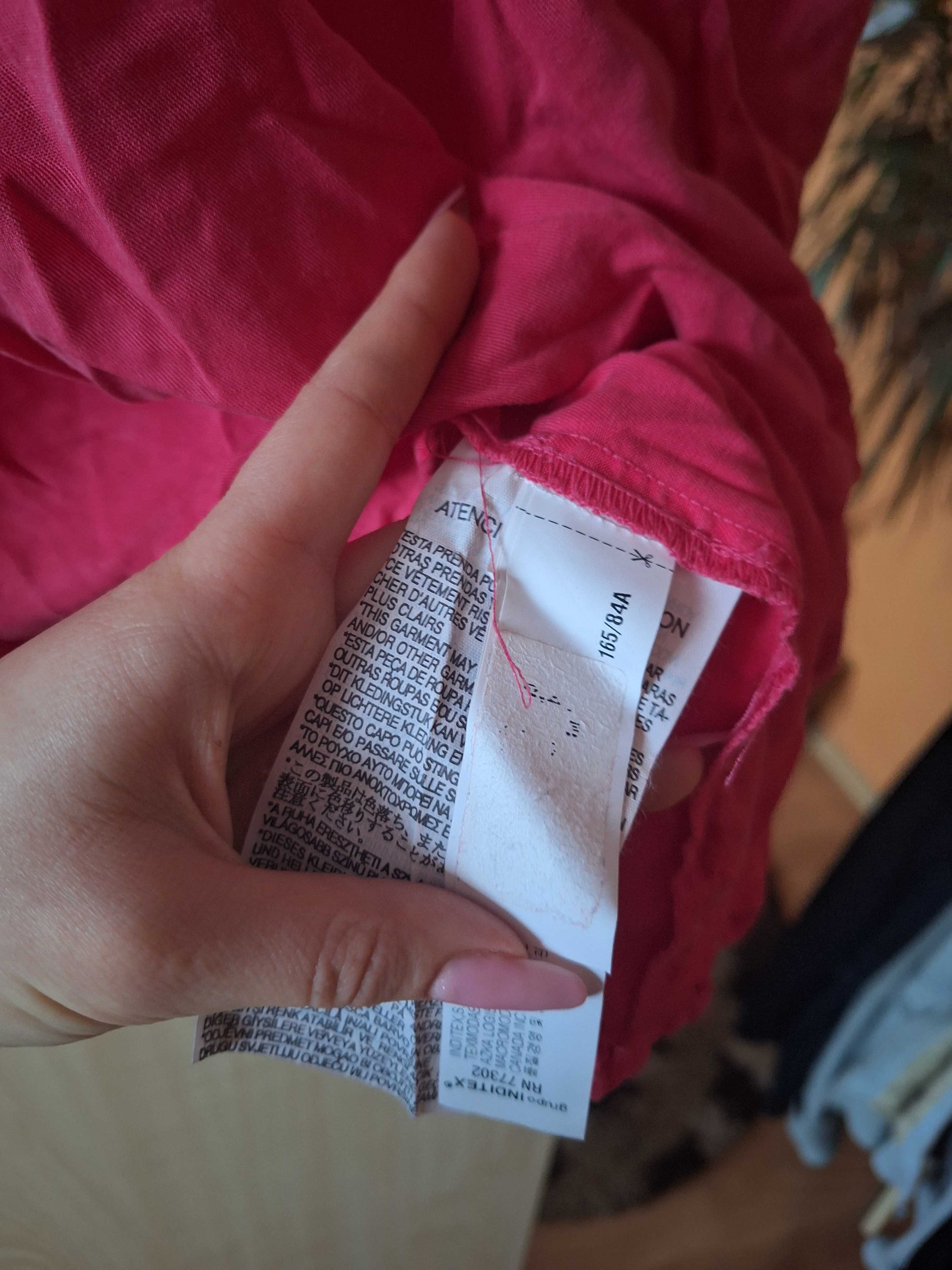 Рожева лляна сукня Zara