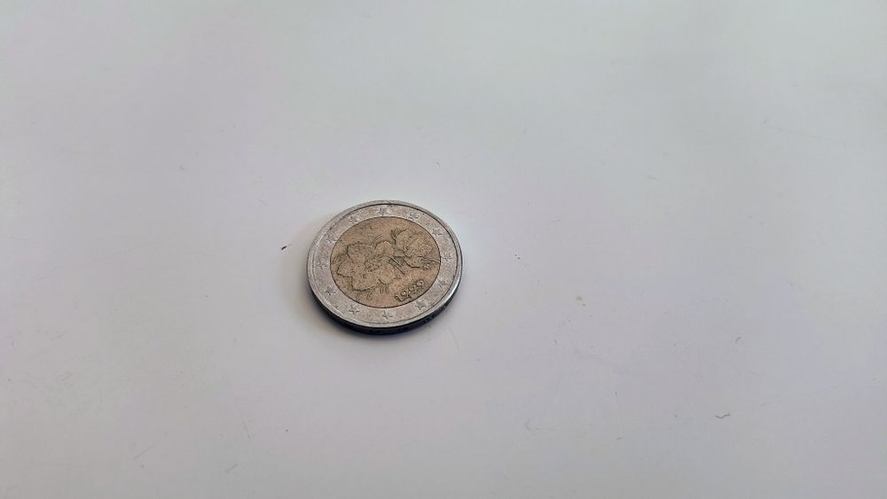 Moeda 2 euro antiga 1999