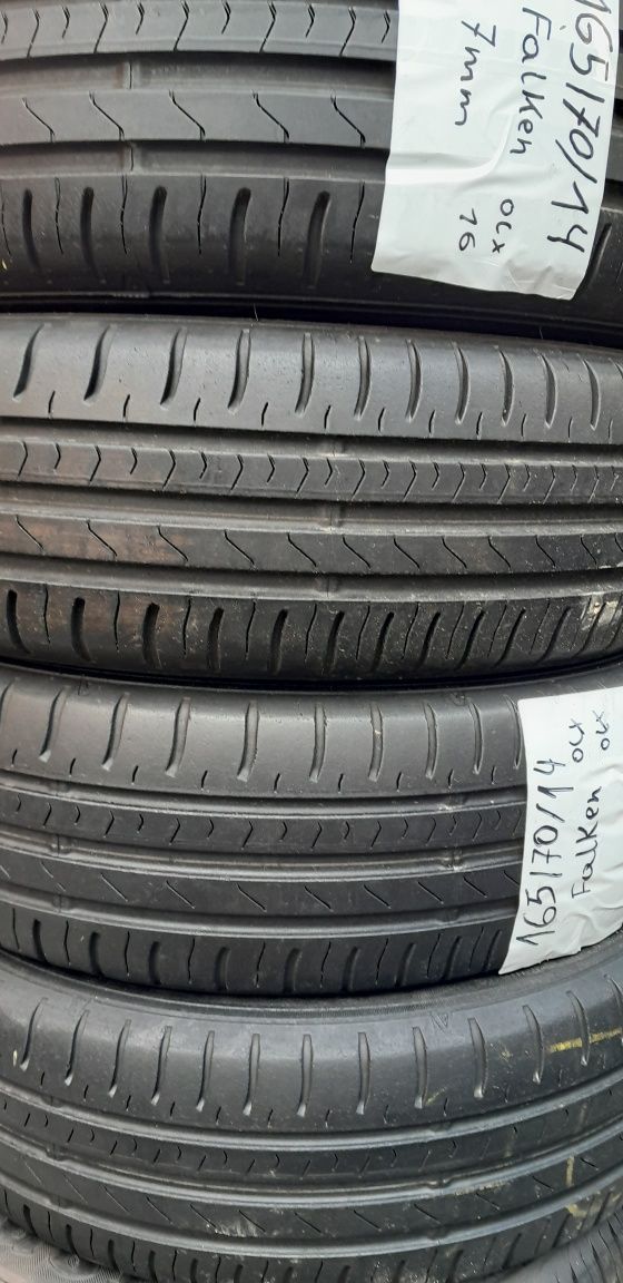 Opony Letnie 165÷70÷14÷.FALKEN.Za 350 zł kpl-4 sztuki.Montaż.Wysłka.