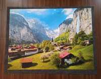 Puzzle 3000Trefl/Szwajcaria/Góry/ułożone/kompletne/obraz/prezent/33076