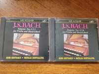 CDx2 I.Oistrakh,N.Zertsalova (J.S.Bach) Sonatas 1-6 / Mełodia 1990