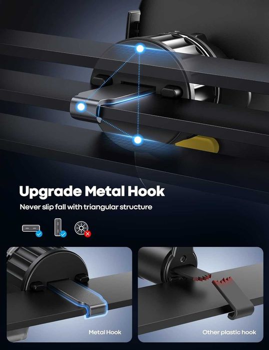 Uchwyt samochodowy Lamicall na telefon do kratki nawiewu