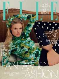 Elle UK Aug August 2018  Lara Stone czasopismo magazyn gazeta