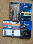 Guias de viagem American Express, Lonely Planet...