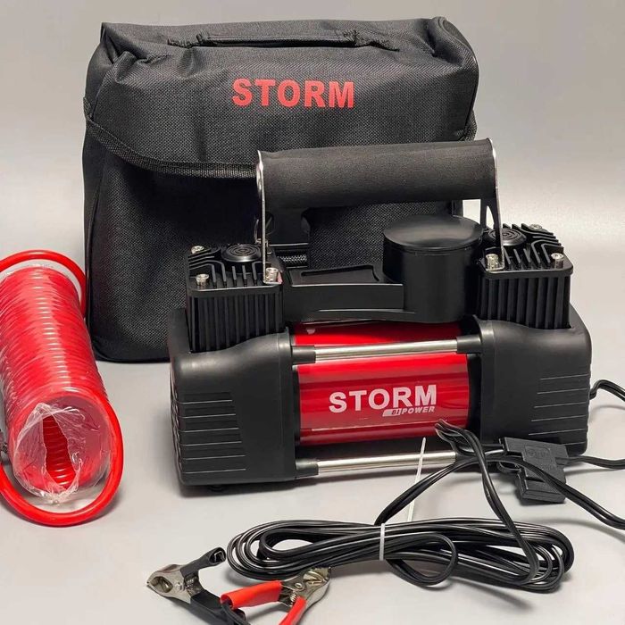 Двопоршневий компресор для автомобіля STORM FT 75 л/хв 10 Атмосфер