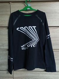 Czarna bluzka longsleeve 4F 146cm koszulka