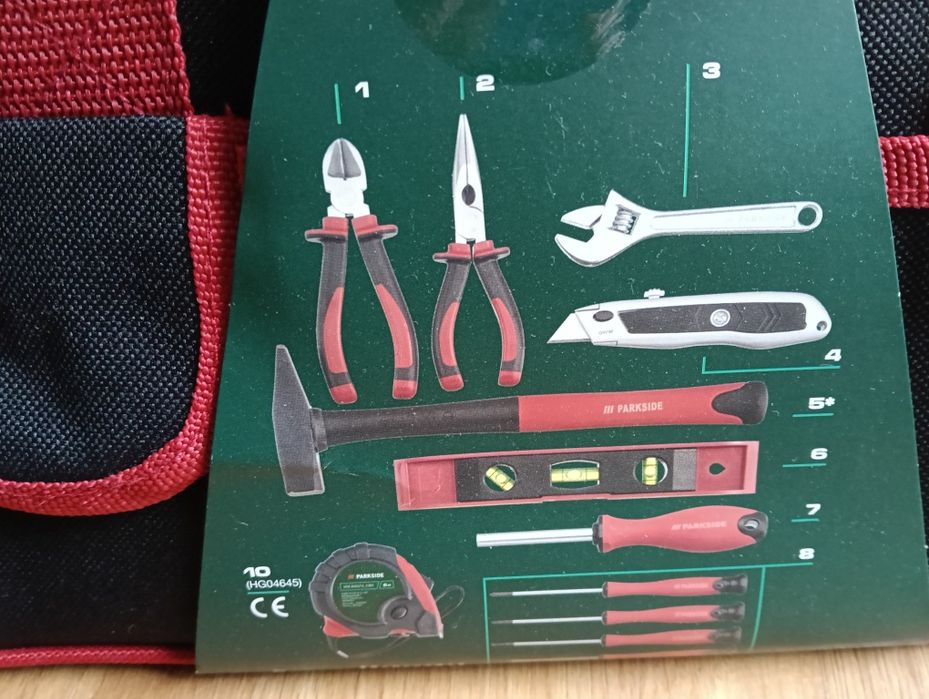 Torba narzędziowa z zestawem podstawowych narzędzi Paekside