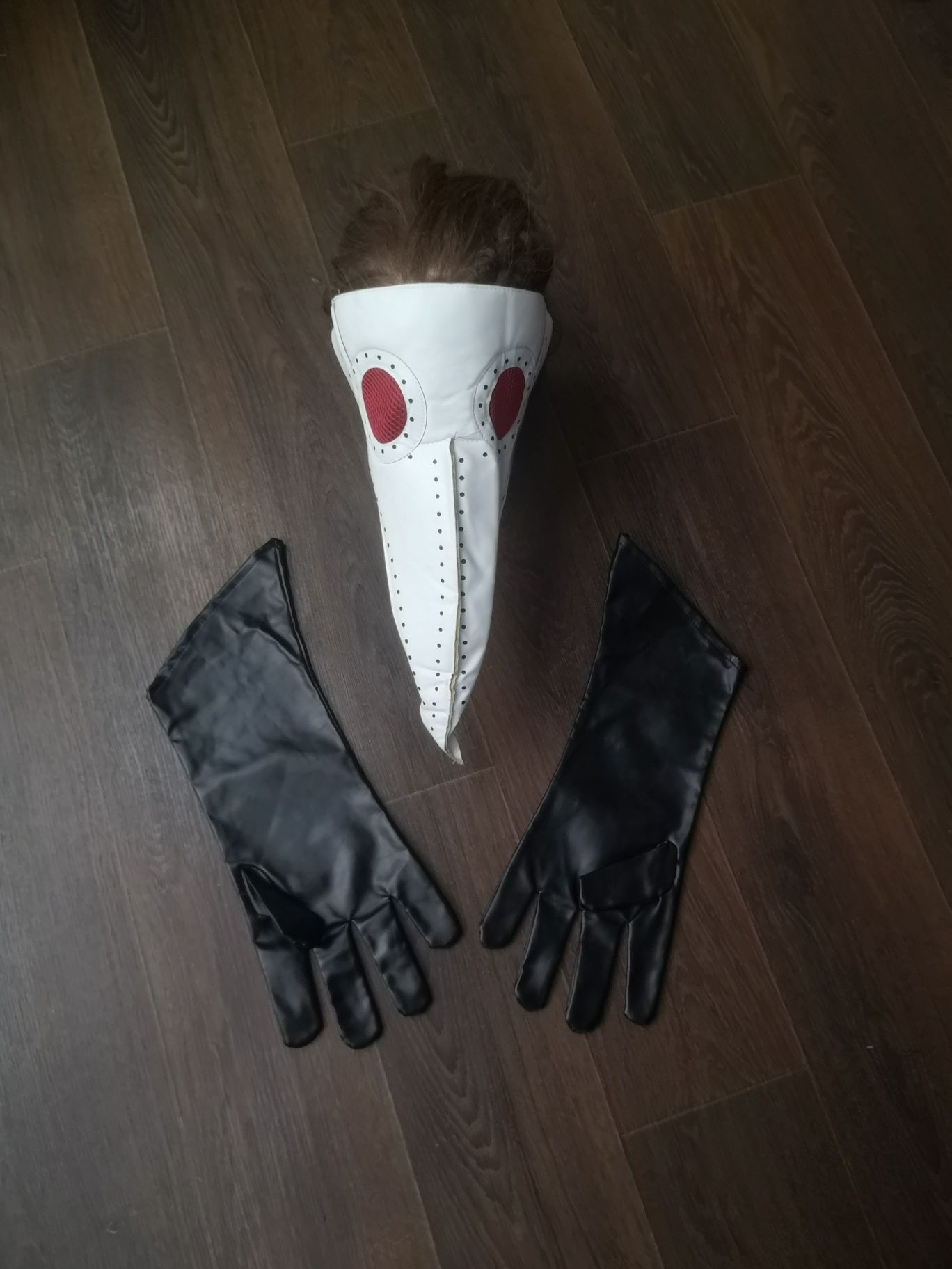 Карнавальный костюм чумной доктор хелоуин хэлоуин маска мантия перчатк