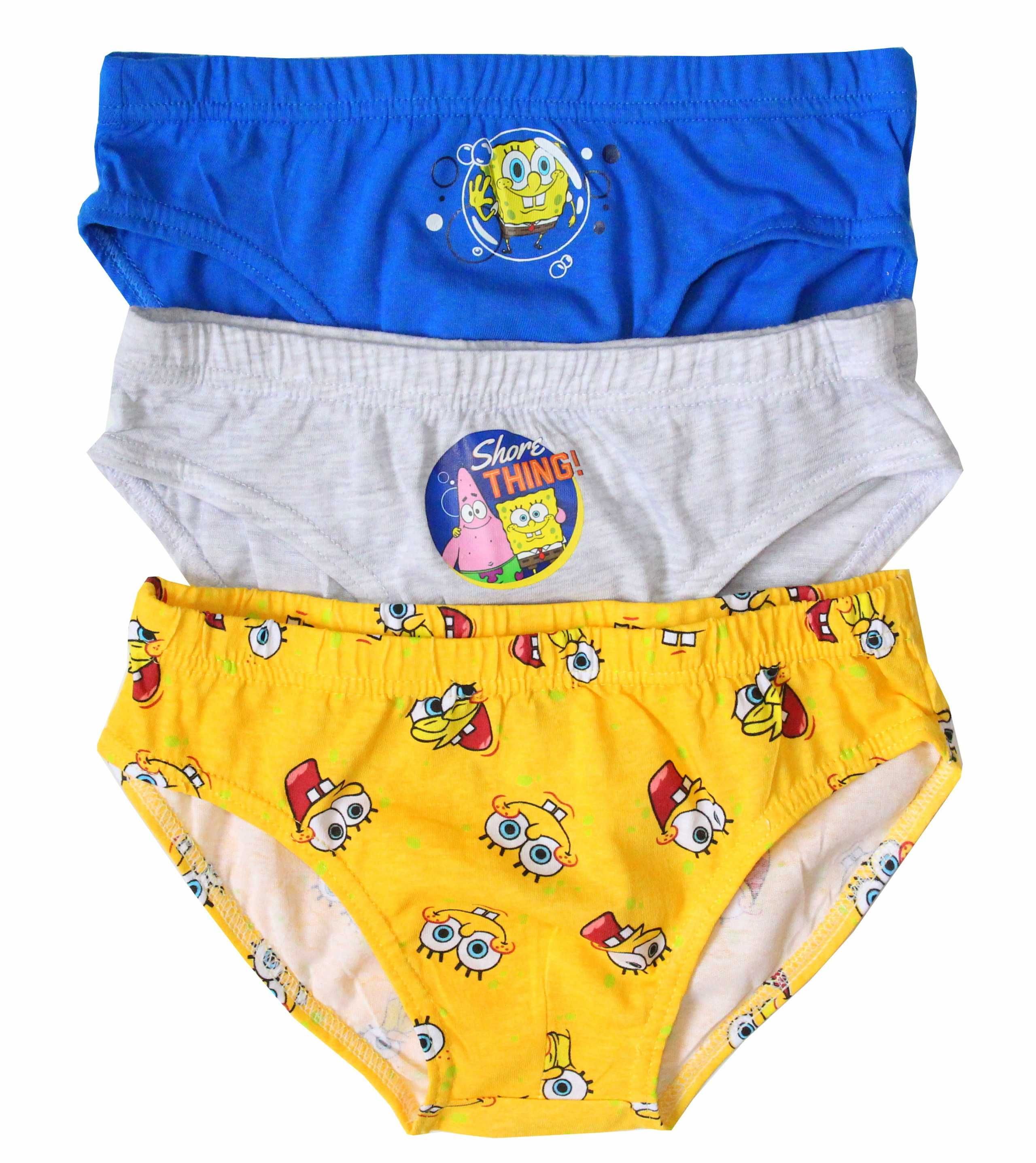 SPONGEBOB majtki majteczki SLIPKI bielizna 3 pack 104/110