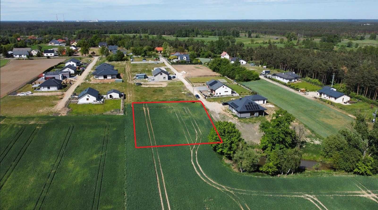 Działka budowlana 1771m2 Machnacz z Warunkami zabudowy Brześć Kujawski