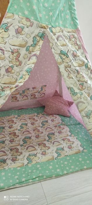 Дитяча палатка "Вігвам" для дівчинки .