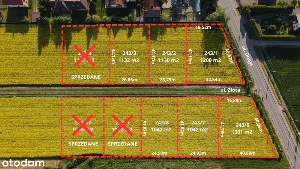 Działka 1200mkw w Bramkach, 30 km od Warszawy