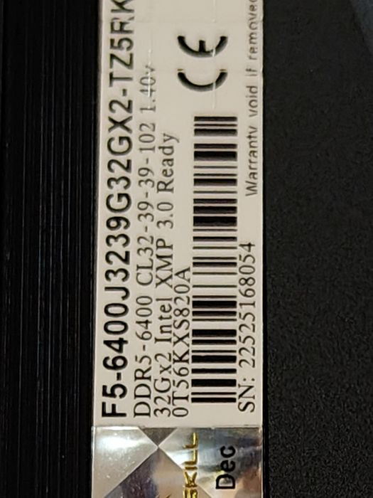 Pamięć G.skill Trident Z5 RGB, DDR5, 64GB, 6400 MHz, CL32