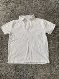 Koszulka polo tshirt dziecięca chłopięca ZARA biała