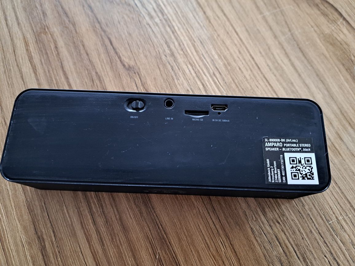 Głośnik bluetooth Speedlink Amparo SL-890008-BK