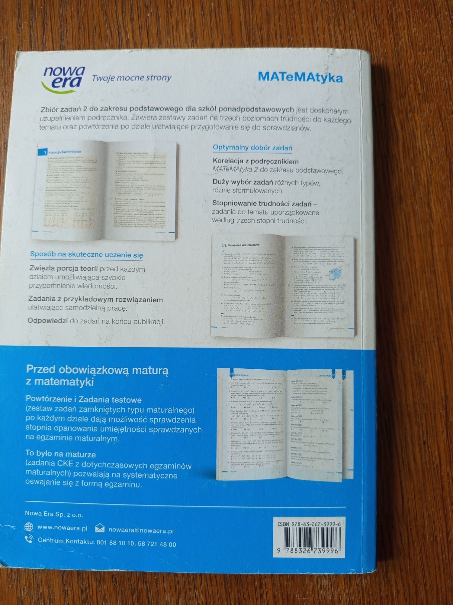 MATeMAtyka 2 podręcznik i zbiór zadań