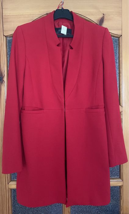 Płaszczyk czerwony ZARA