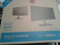 monitor  AOC 24 lcd 24b2xh uszkodzona matryca , jest zasilacz ,karton.
