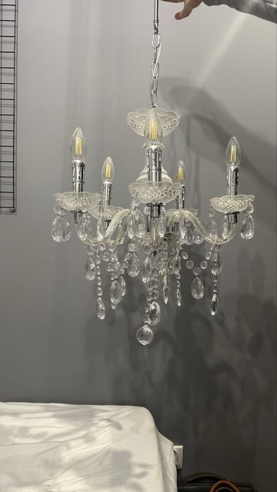 Lampa sufitowa „kryształowa”