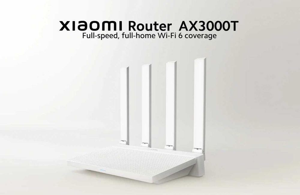 Роутер Xiaomi AX3000T 2.4G 5G Mesh WiFi 6