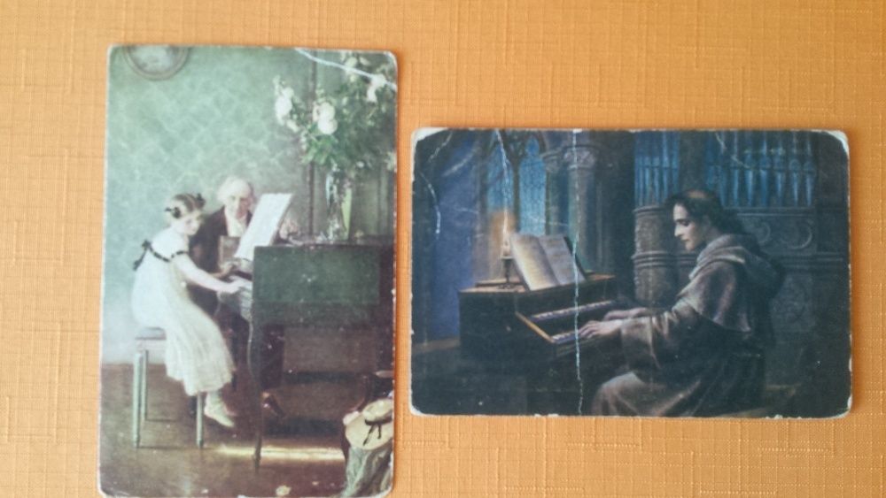 Pocztówki malarstwo początek XX wieku Salon J.P.P Praga