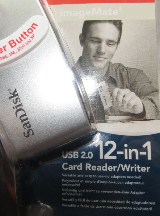 Ultra rápido Leitor de Cartões Sandisk Card Reader/Writer Novo