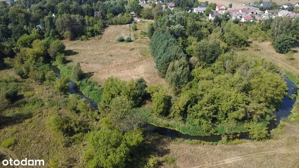 Działka 3343 m² nad rzeką Świder, Sępochów, gm. Kołbiel