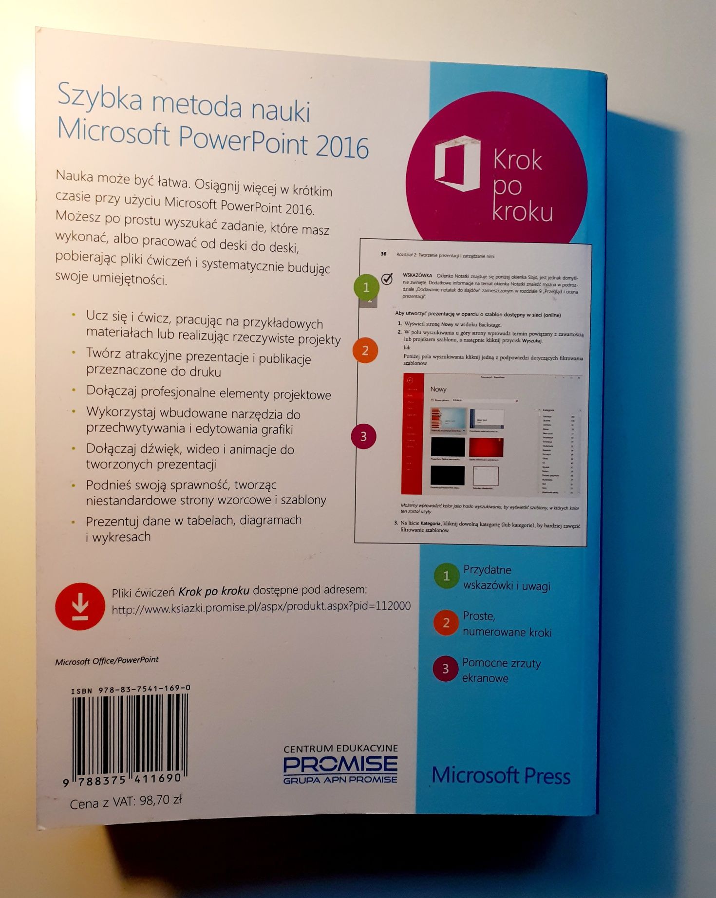 Microsoft PowerPiont 2016 krok po kroku