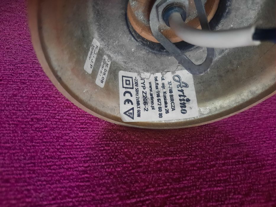 Żyrandol  2P Artino Z206-2, lampa wisząca.