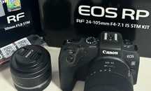 Vendo Canon EOS RP nova com lentes e Carregador /2 disparos