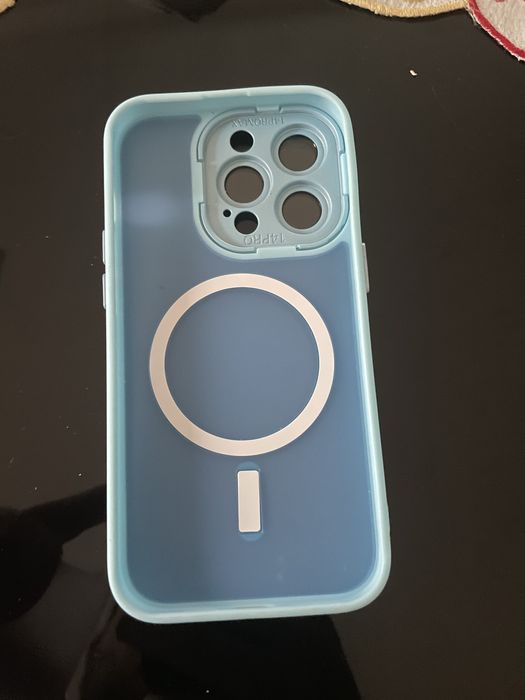 Iphone Pro Max Capa azul