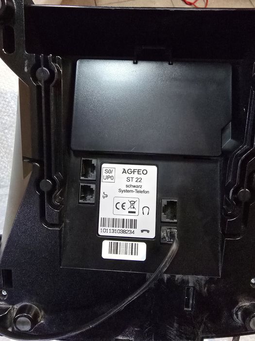 Мережевий пристрій AGFEO ST 22 чорний Системний телефон (6101131)