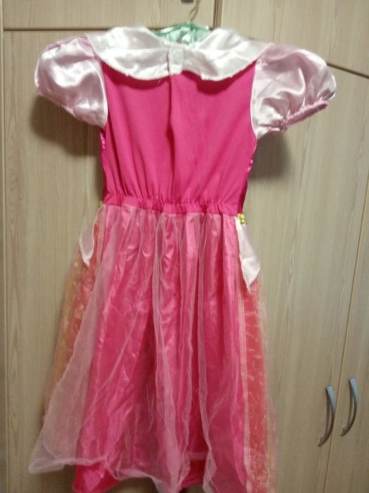 Платье карнавальное Спящая красавица Аврора 7-8 лет р.128