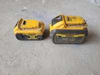 Baterie dewalt 54v 18v uszkodzone