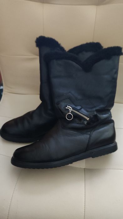 Чоботи сапоги шкіряні єврозима р.38