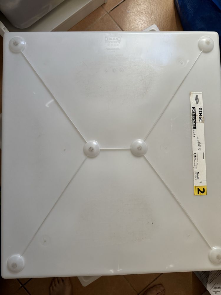Conjunto GIMSE CAIXA GAVETA CAMA com cabides arrumação